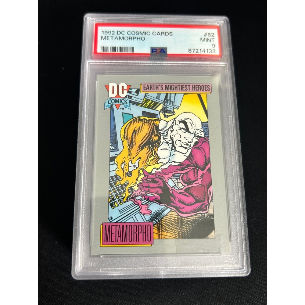 1992 DC Cosmic Cards Metamorpho #62 Mint 9 Earth's Mightiest Heroes PSA
